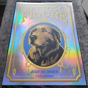 Stick Figure Los Angeles, California Concert Commemorative Foil Poster - New